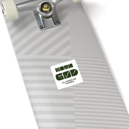 Square Stickers, Indoor\Outdoor