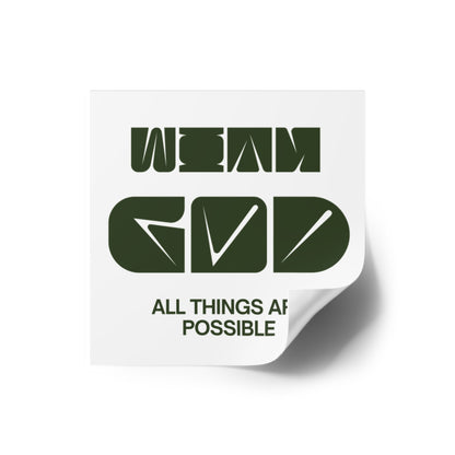Square Stickers, Indoor\Outdoor