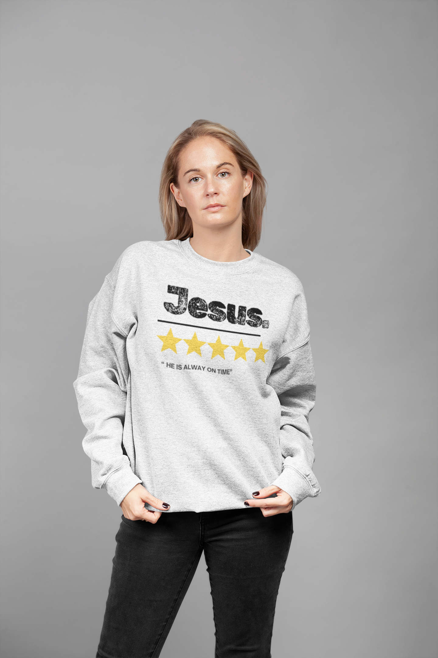 Jesus Review Crew Sweatshirt